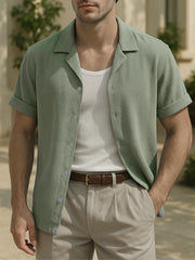 Arbor Oversized Sage Button-Down Shirt