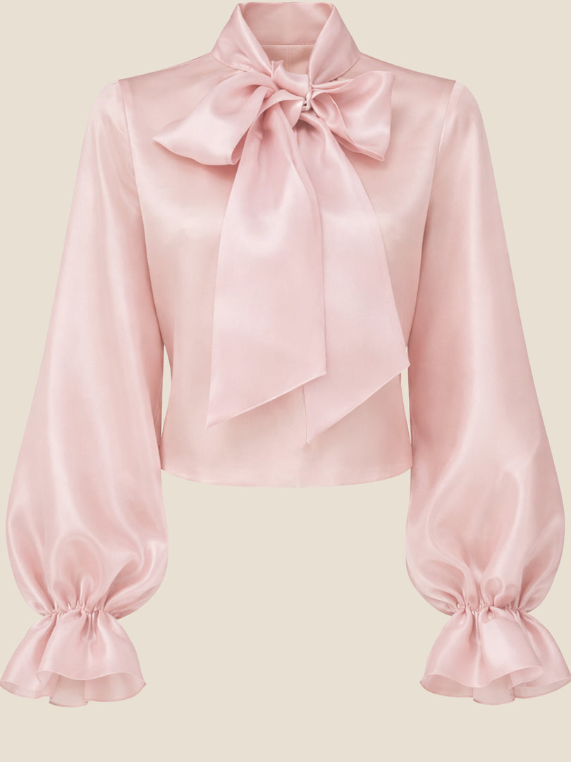 Velour Bow Top