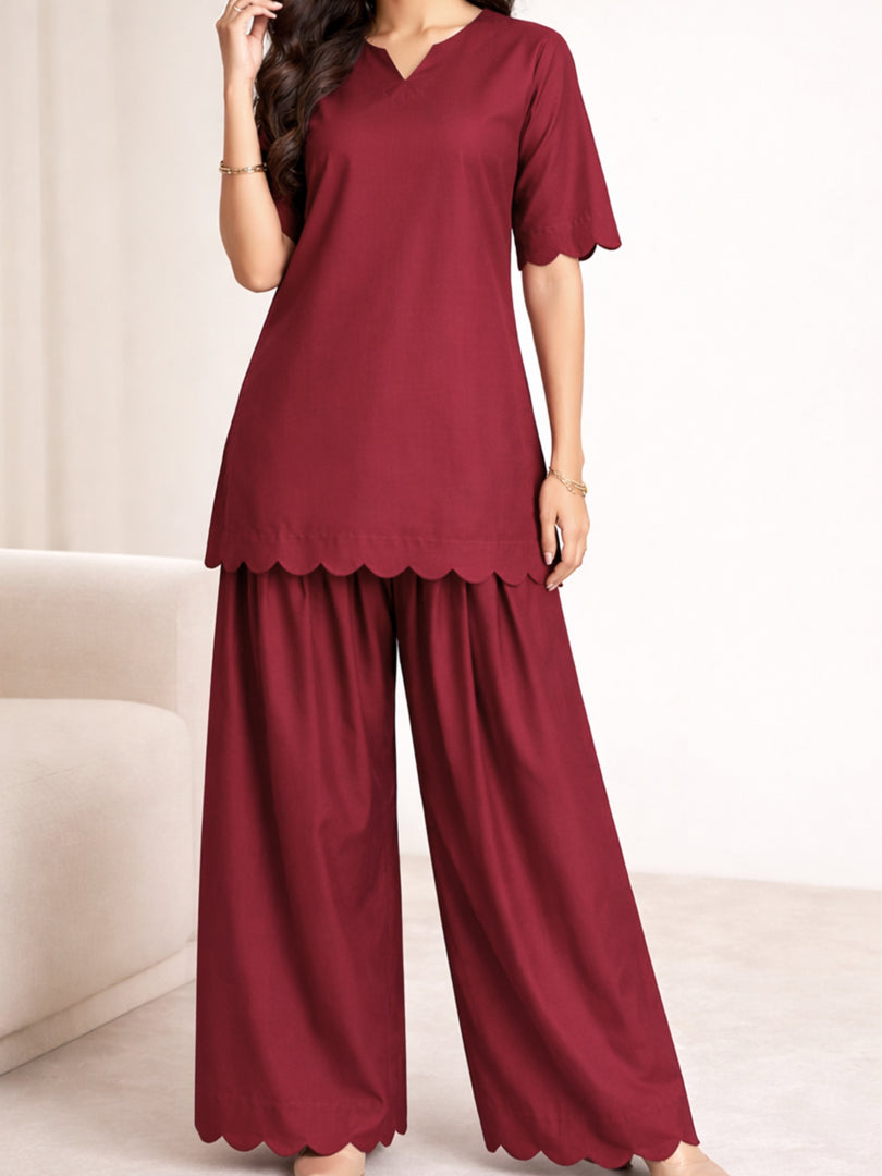Scallop Edge Co-Ord Set