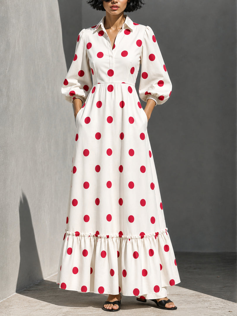 Ruby Polka Dress
