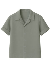 Arbor Oversized Sage Button-Down Shirt