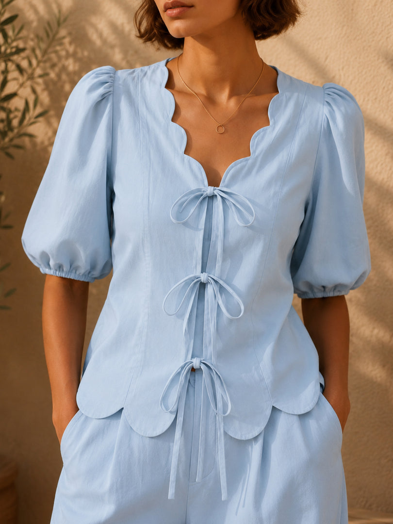 Blue Scallop Serenity Set