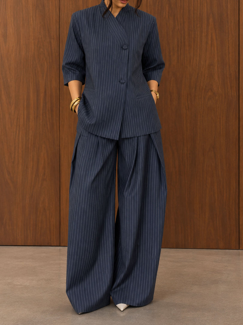 Graphite Indigo Tailored Set