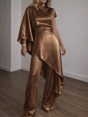Molten Bronze Drape Set