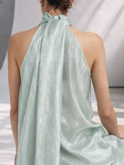 Celeste Drape Tussel Silk Set