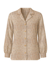 Tailored Blouse With Structured Shoulders