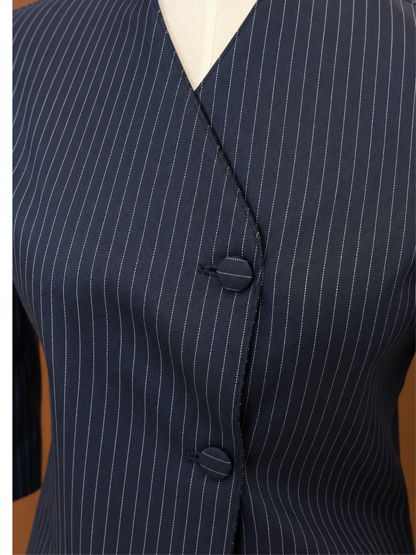 Graphite Indigo Tailored Set