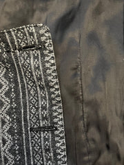 Self Printed Woven Cropped Waistcoat