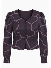 Sculpted Grace: Abstract Statement Top