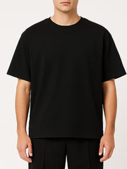 Unisex Essential Black Oversized Tee