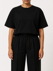Unisex Essential Black Oversized Tee