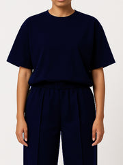 Unisex Essential Blue Oversized Tee