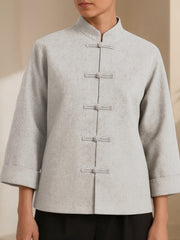 Mandarin Collar Jacket