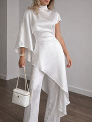 Molten White Drape Set