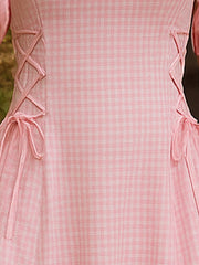 Rosie Corset Gingham Dress