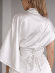 Molten White Drape Set