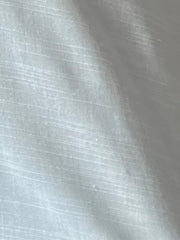 Solis White Oversized Slub Cotton button down Shirt