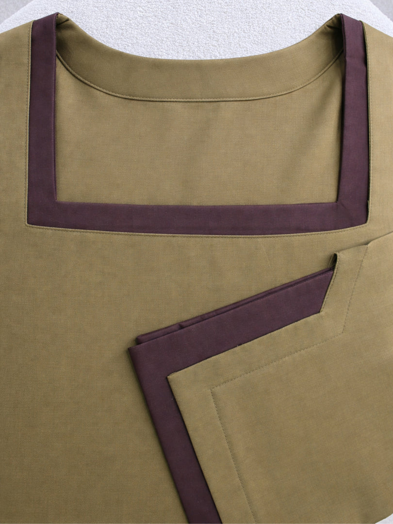 Olive Contrast Co-Ord Set