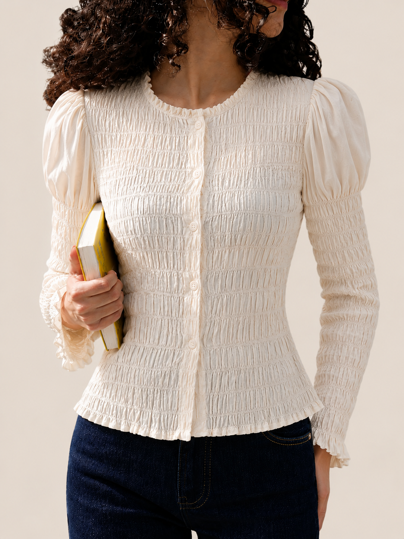 Élodie Smocked Top