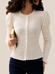Élodie Smocked Top