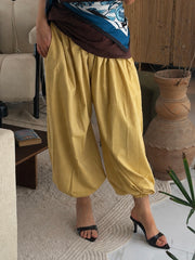 Lemon Balloon Pants