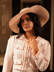 Pink Tweed Jacket and Skirt Set