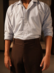 Blue Oxford White Lining Button-Down