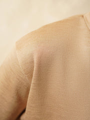 Pure Champagne Mock Neck T-Shirt