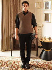 The Hampshire Cafe Noir Sweater Vest