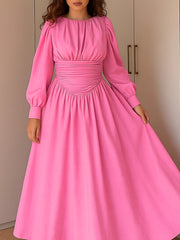 Blush Curvefall Dress